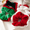 Velvet Hair Tie Headwear Seiko Treatment Autumn And Winter New Mixed Color Christmas Large Intestine Ring Style
