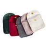 Velvet Jewelry Storage Bag Rounded Corner Snap For Ring Earrings Bracelet Necklace Pendant