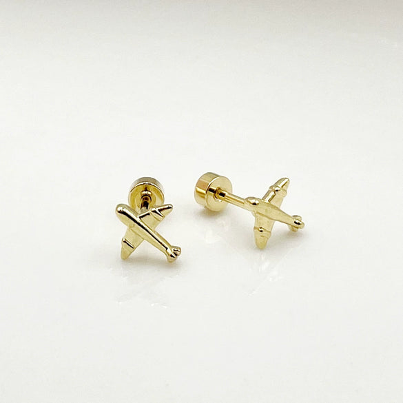 Versatile Daily Multipierced Animal Colorful Flower Stainless Steel Electroplated Women's Earrings
