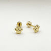 Versatile Daily Multipierced Animal Colorful Flower Stainless Steel Electroplated Women's Earrings