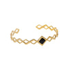 Versatile Geometric Titanium Steel Electroplated Women's Simple Stainless Steel Bracelet