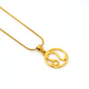 Versatile Hollow Constellation Pendant 316L Stainless Steel Clavicle Chain Electroplated Fashion Necklace