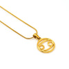 Versatile Hollow Constellation Pendant 316L Stainless Steel Clavicle Chain Electroplated Fashion Necklace