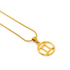 Versatile Hollow Constellation Pendant 316L Stainless Steel Clavicle Chain Electroplated Fashion Necklace