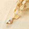 Versatile Shell Conch Pendant Necklace For Women Handmade With Animals Zodiac Pattern