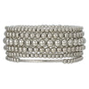 Versatile Shell Cross Set Pearl Bracelet Geometric Handmade Unisex