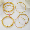 Versatile Shell Cross Set Pearl Bracelet Geometric Handmade Unisex