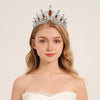 Vintage Baroque Rhinestone Crown Headpiece For Women Luxury Bridal Wedding Hair Accessory With Elegant Retro Detailing