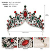 Vintage Baroque Rhinestone Crown Headpiece For Women Luxury Bridal Wedding Hair Accessory With Elegant Retro Detailing