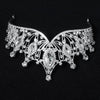 Vintage Baroque Rhinestone Crown Headpiece For Women Luxury Bridal Wedding Hair Accessory With Elegant Retro Detailing