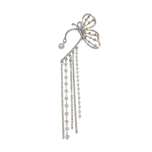 Vintage Butterfly Ear Hook No-ear Piercing Ear Hook Alloy Ear Bone Clip
