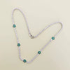 Vintage Fashion Jewelry Women's Clavicle Chain Necklace Copper Goldplated With Flower Pattern