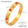 Vintage Flower Jewelry 316L Stainless Steel Bracelet With Distinctive Texture And Diamond Design