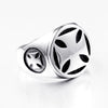 Vintage Geometric Cross Ring For Men And Unisex Titanium Steel Stainless Steel Electroplated Statement Ring