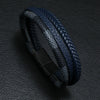 Vintage Geometric Leather Handwoven Unisex Bracelet