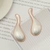 Vintage Geometric Metal Statement Earrings For Women Exaggerated Simple Fashion Jewelry For Wholesale