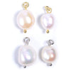 Vintage Geometric Natural Freshwater Pearl Pendant Diy Accessories For Ladies