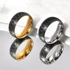 Vintage Geometric U Shape Titanium Steel Electroplated Ring