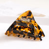 Vintage Handmade Acrylic Acetate Triangle Ponytail Hair Clip For Women Stylish Hair Accessory