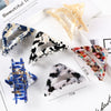 Vintage Handmade Acrylic Acetate Triangle Ponytail Hair Clip For Women Stylish Hair Accessory