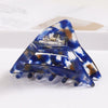 Vintage Handmade Acrylic Acetate Triangle Ponytail Hair Clip For Women Stylish Hair Accessory