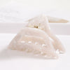Vintage Handmade Acrylic Acetate Triangle Ponytail Hair Clip For Women Stylish Hair Accessory