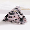 Vintage Handmade Acrylic Acetate Triangle Ponytail Hair Clip For Women Stylish Hair Accessory