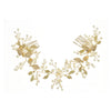 Vintage Handmade Pearl Flower Hair Comb Bridal Headpiece For Wedding Photography And Evening Dress