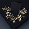 Vintage Handmade Pearl Flower Hair Comb Bridal Headpiece For Wedding Photography And Evening Dress