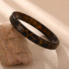 Vintage Leopard Print Resin Bracelet For Women With Delicate Tortoiseshell Pattern And Elegant Simple Statement Style