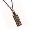 Vintage Metal Alloy Necklace With Wolf Head Letter Pendant Seiko Design Geometric Style For Men And Women