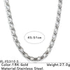 Vintage Minimalist Stainless Steel Ushaped Cross Chain Necklace With Electroplated Titanium Steel Pendant Unisex Jewelry