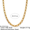 Vintage Minimalist Stainless Steel Ushaped Cross Chain Necklace With Electroplated Titanium Steel Pendant Unisex Jewelry