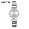 Vintage Quartz Women's Watch With Mesh Band And Alloy Case Round Dial Printed Logo
