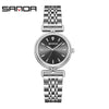 Vintage Quartz Women's Watch With Mesh Band And Alloy Case Round Dial Printed Logo