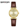 Vintage Quartz Women's Watch With Mesh Band And Alloy Case Round Dial Printed Logo