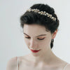 Vintage Rhinestone Flower Bridal Headband Handmade Wedding Hair Accessory For Women