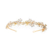 Vintage Rhinestone Flower Bridal Headband Handmade Wedding Hair Accessory For Women