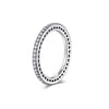 Vintage S925 Hollow Heart Shaped Sterling Silver Ring For Women Stacked Wear Fashionable Micro Inlay Elegant Index Finger Ring