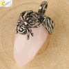 Vintage Silver Tone Crystal Spider Pendant Necklace Minimalist Insect Jewelry With Tapered Pendant On Ball Chain