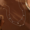 Vintage Snake Pendant Necklace Copper Titanium Steel Electroplating Geometric Pattern For Women
