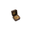 Vintage Solid Wood Jewelry Box With Inverted Inner Circle Design Exquisite Wooden Ring Necklace And Earrings Storage Packaging Box