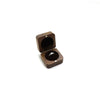 Vintage Solid Wood Jewelry Box With Inverted Inner Circle Design Exquisite Wooden Ring Necklace And Earrings Storage Packaging Box