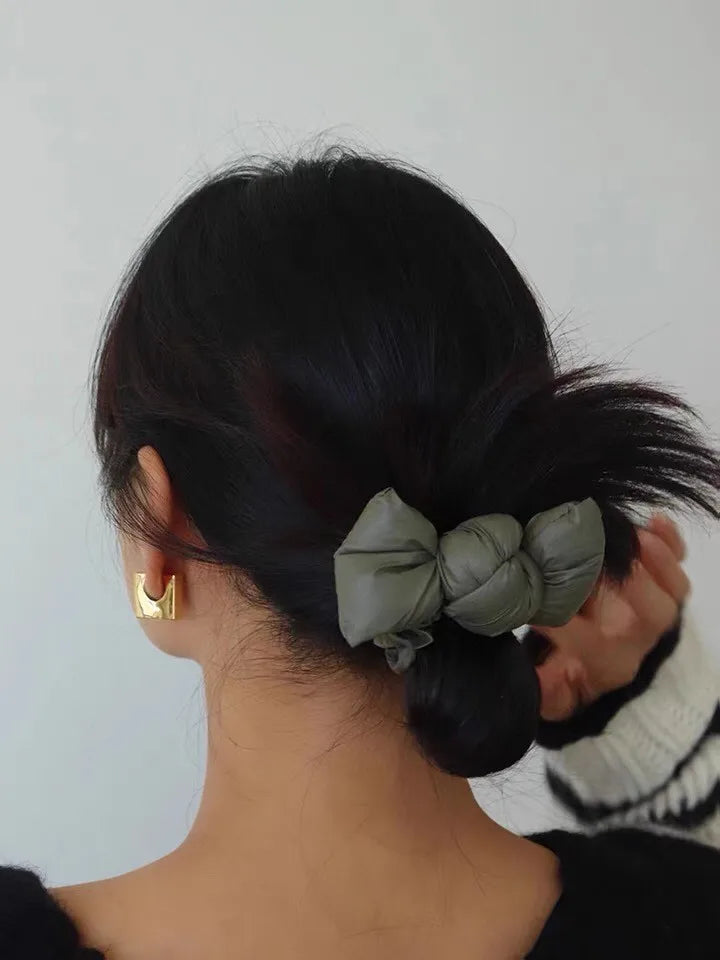 Vintage Style Bow Knot Cloth Hair Tie