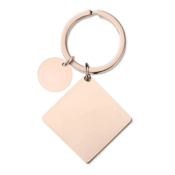 Vintage Style Classic Style Rainbow Jellyfish Customization Laser Engraving Metal Unisex Bag Pendant Keychain