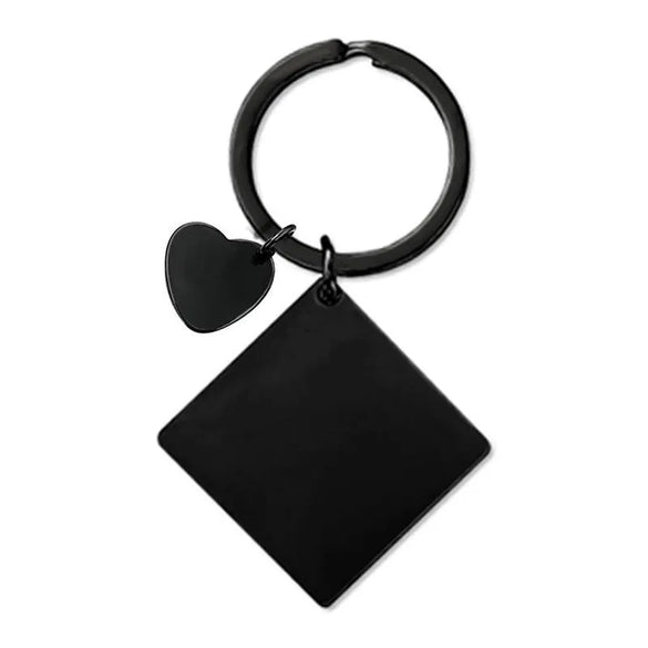 Vintage Style Classic Style Rainbow Jellyfish Customization Laser Engraving Metal Unisex Bag Pendant Keychain