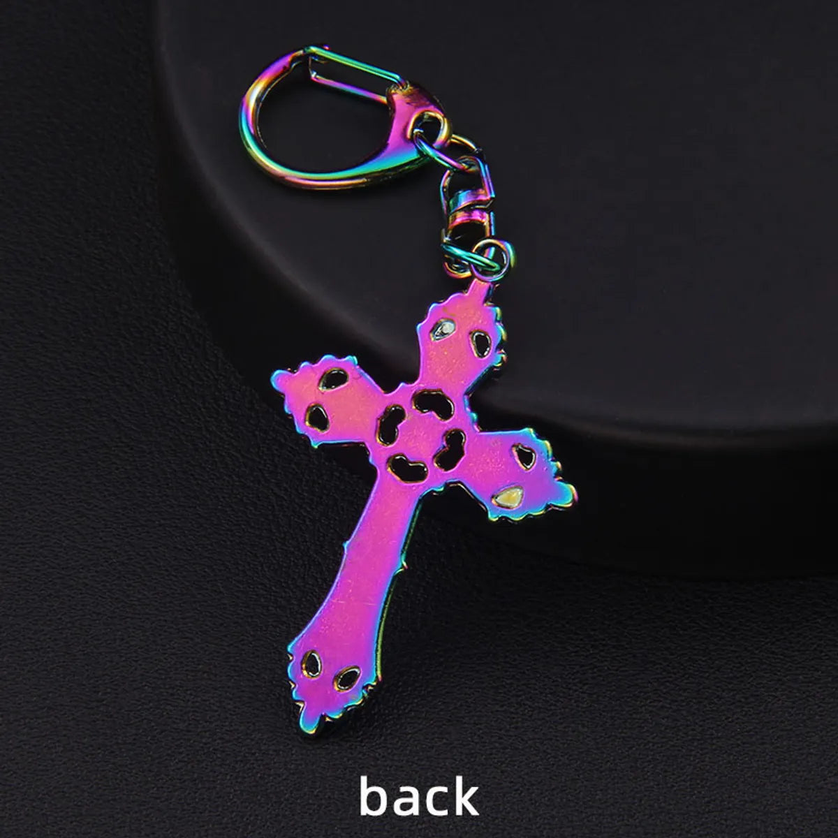 Vintage Style Cross Alloy Keychain