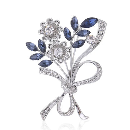 Vintage Style Flower Alloy Women'S Brooches