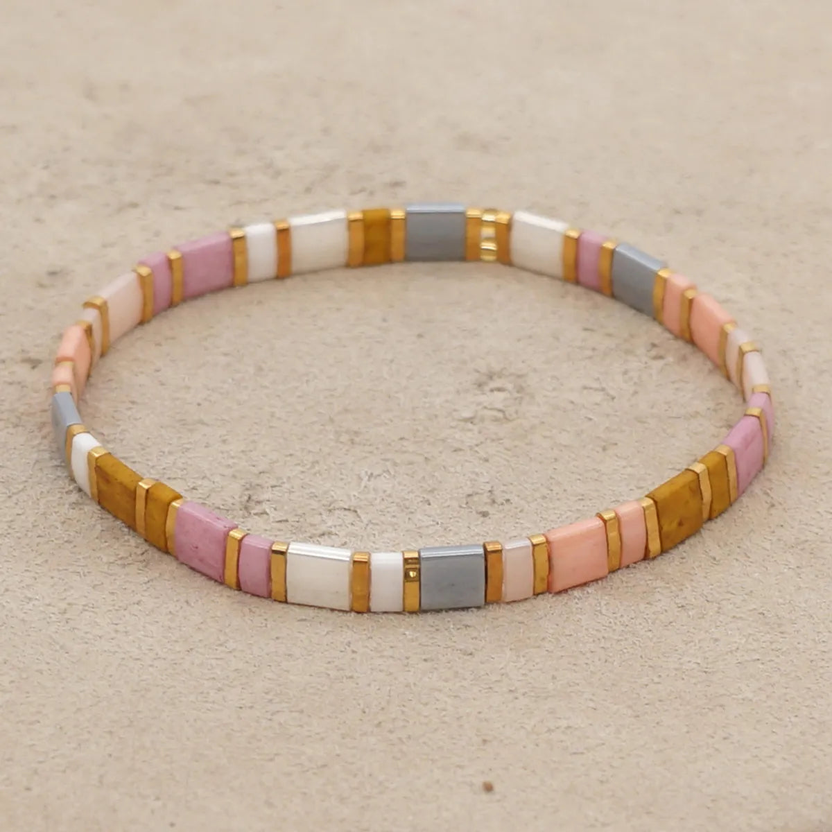 Vintage Style Geometric Mixed Materials Wholesale Bracelets