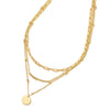 Vintage Style Geometric Round Alloy Wholesale Pendant Necklace